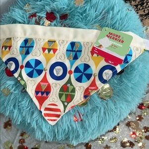 Festive Geometric Dog Bandana